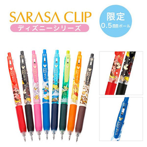 ZEBRA SARASA CLIP x 디즈니 사라사 클립 젤 잉크 볼펜(0.5mm) [한정]