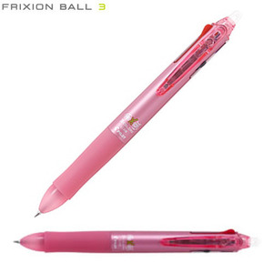 PILOT FRIXION ball 3색 볼펜 -소프트 핑크- 지울수 있는 FRIXION 볼펜(0.38mm)