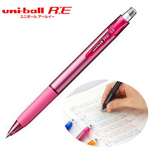 uni-ball R:E 체리핑크(0.5mm,체리핑크잉크) 자유롭게 지우고 다시 쓸 수 있는 볼펜입니다!
