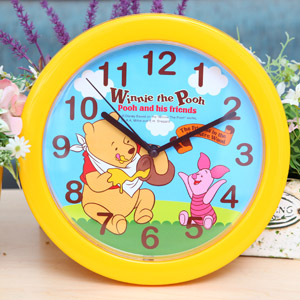 디즈니 캐릭터 벽걸이시계(스티치,푸우&amp;피글렛,미키&amp;미니)